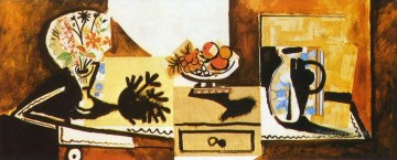 Abstracto famoso Painting - Nature morte sur une commode 1955 Cubista